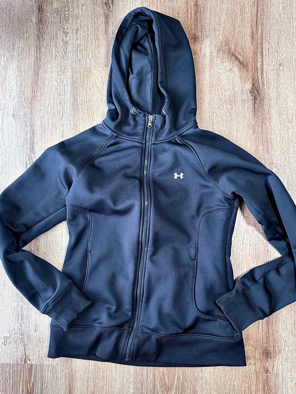 Under Armour Men's Full-Zip Hoodie Black Size Medium Like New